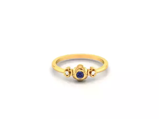 Women Diamond Ring 3dm render details