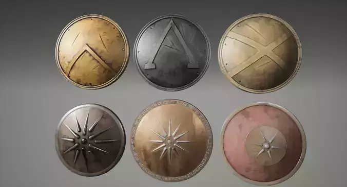 Historic Greek Shields
