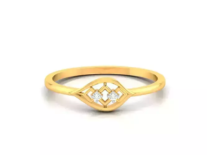 Women Diamond Ring 3dm render details