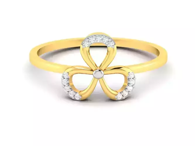 Women Diamond Ring 3dm render details