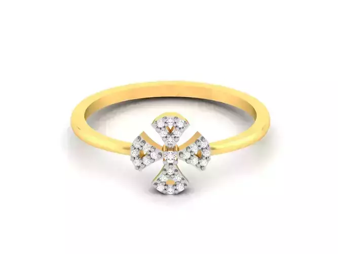 Women Diamond Ring 3dm render details