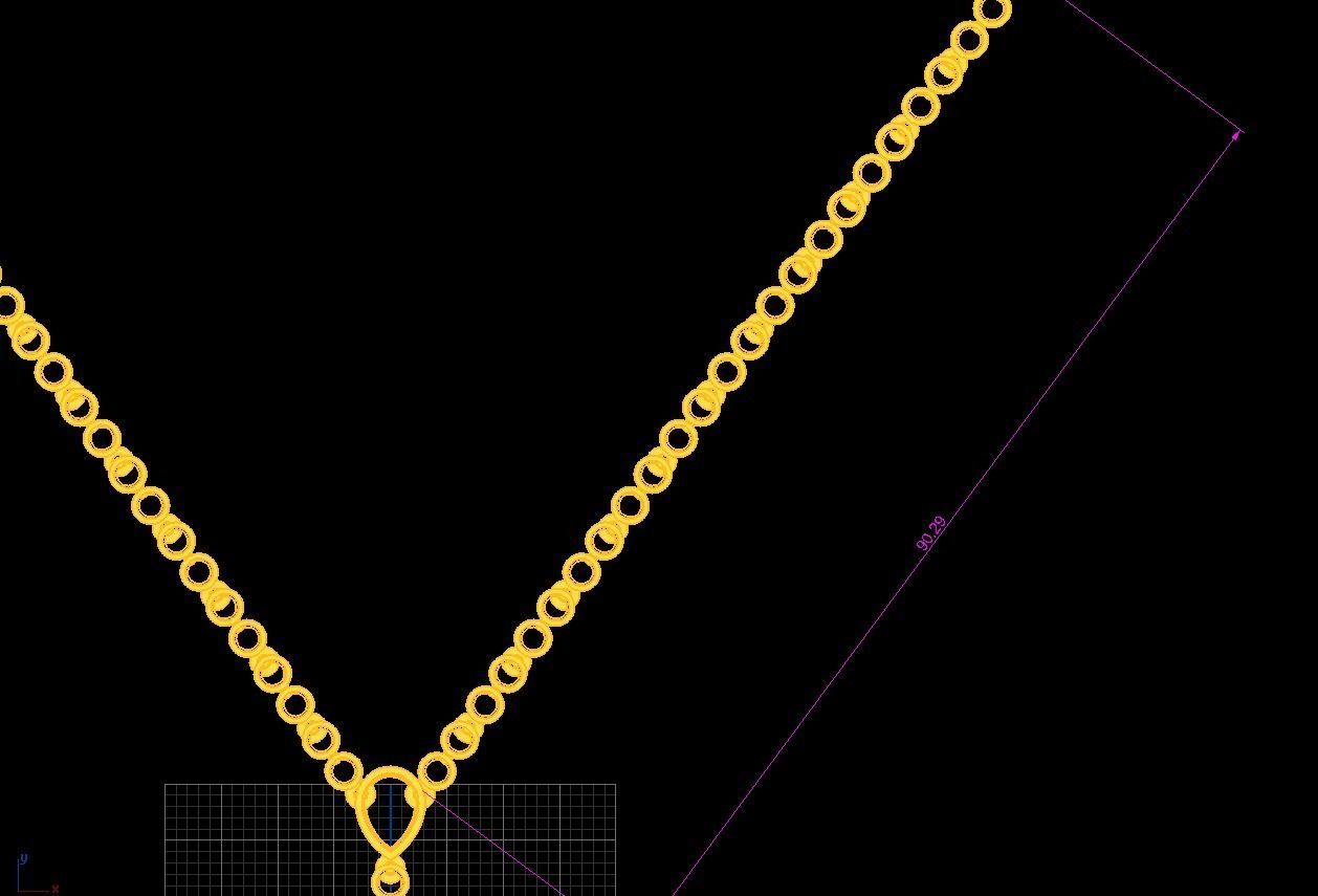 titanic necklace 3D print model_6