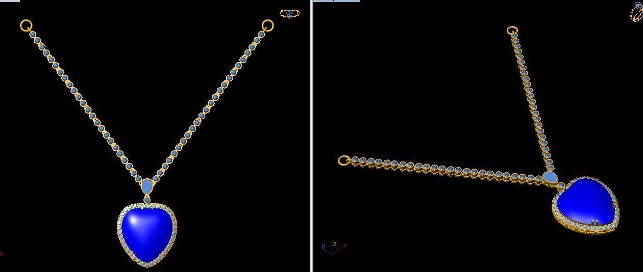 titanic necklace 3D print model_8