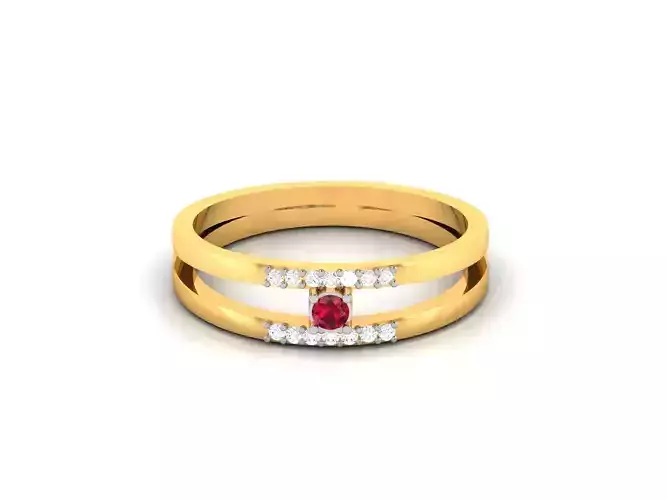 Women Diamond Ring 3dm render details