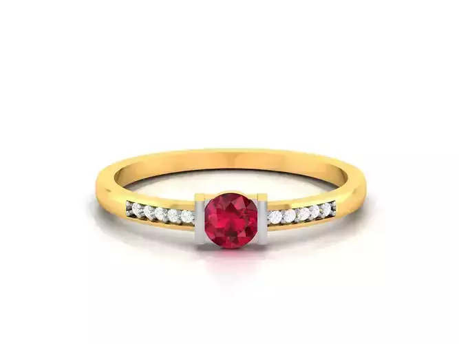 Women Diamond Ring 3dm render details