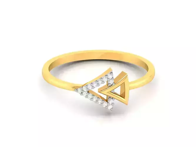 Women Diamond Ring 3dm render details