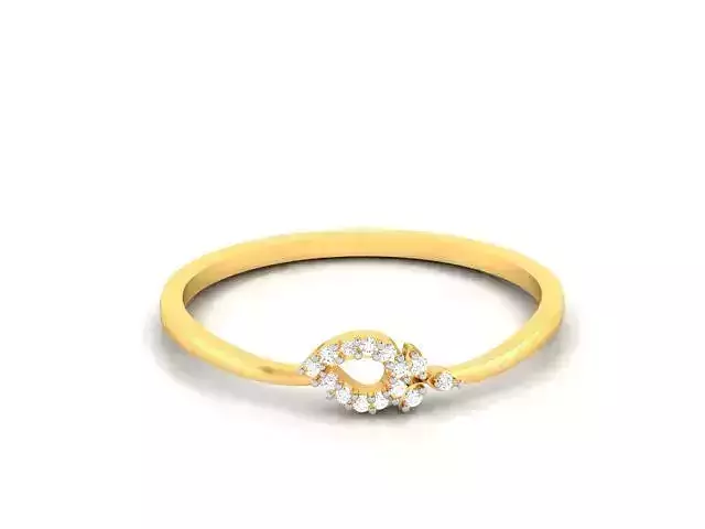 Women Diamond Ring 3dm render details