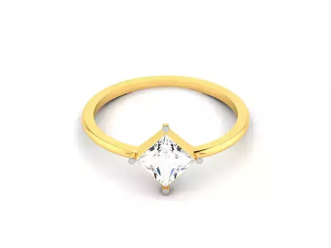 Women Diamond Ring 3dm render details
