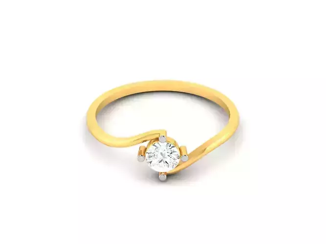 Women Diamond Ring 3dm render details