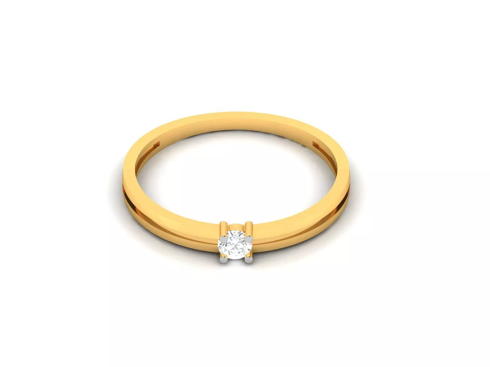 Women Diamond Ring 3dm render details 3D print model_0