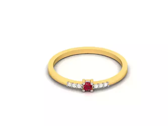 Women Diamond Ring 3dm render details