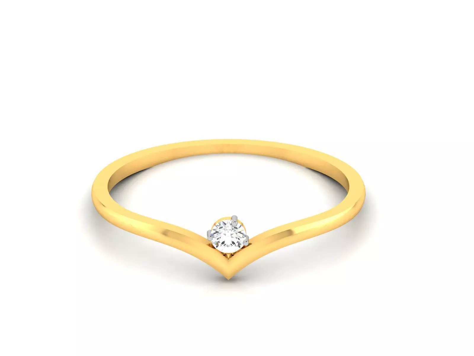 Women Diamond Ring 3dm render details 3D print model_0