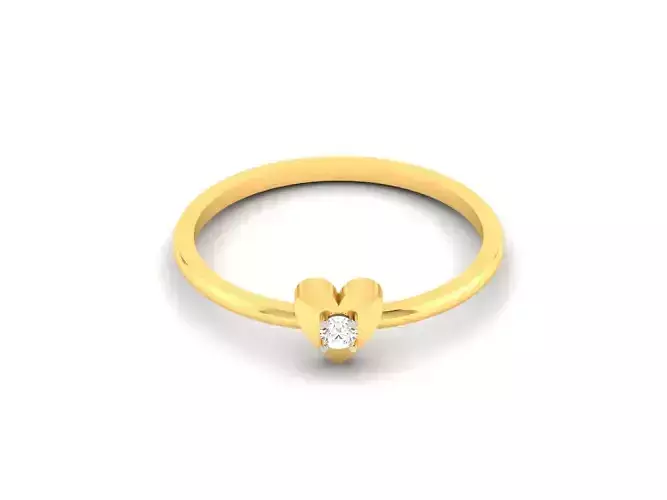 Women Diamond Ring 3dm render details