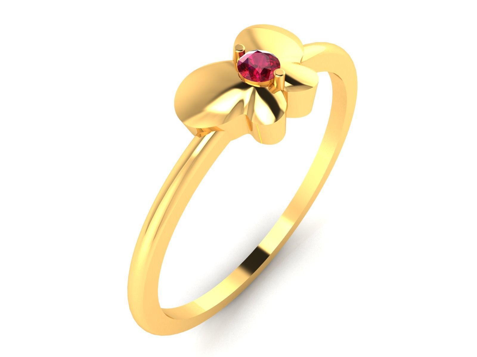 Women Diamond Ring 3dm render details 3D print model_1