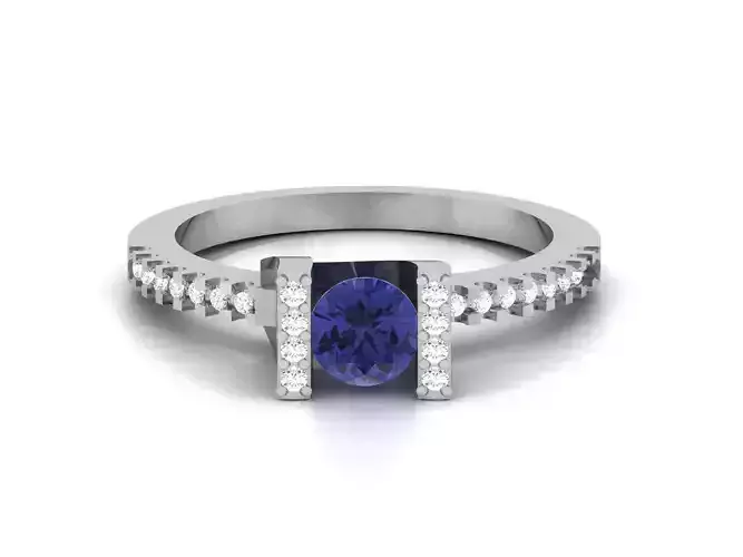 Women Diamond Ring 3dm render details