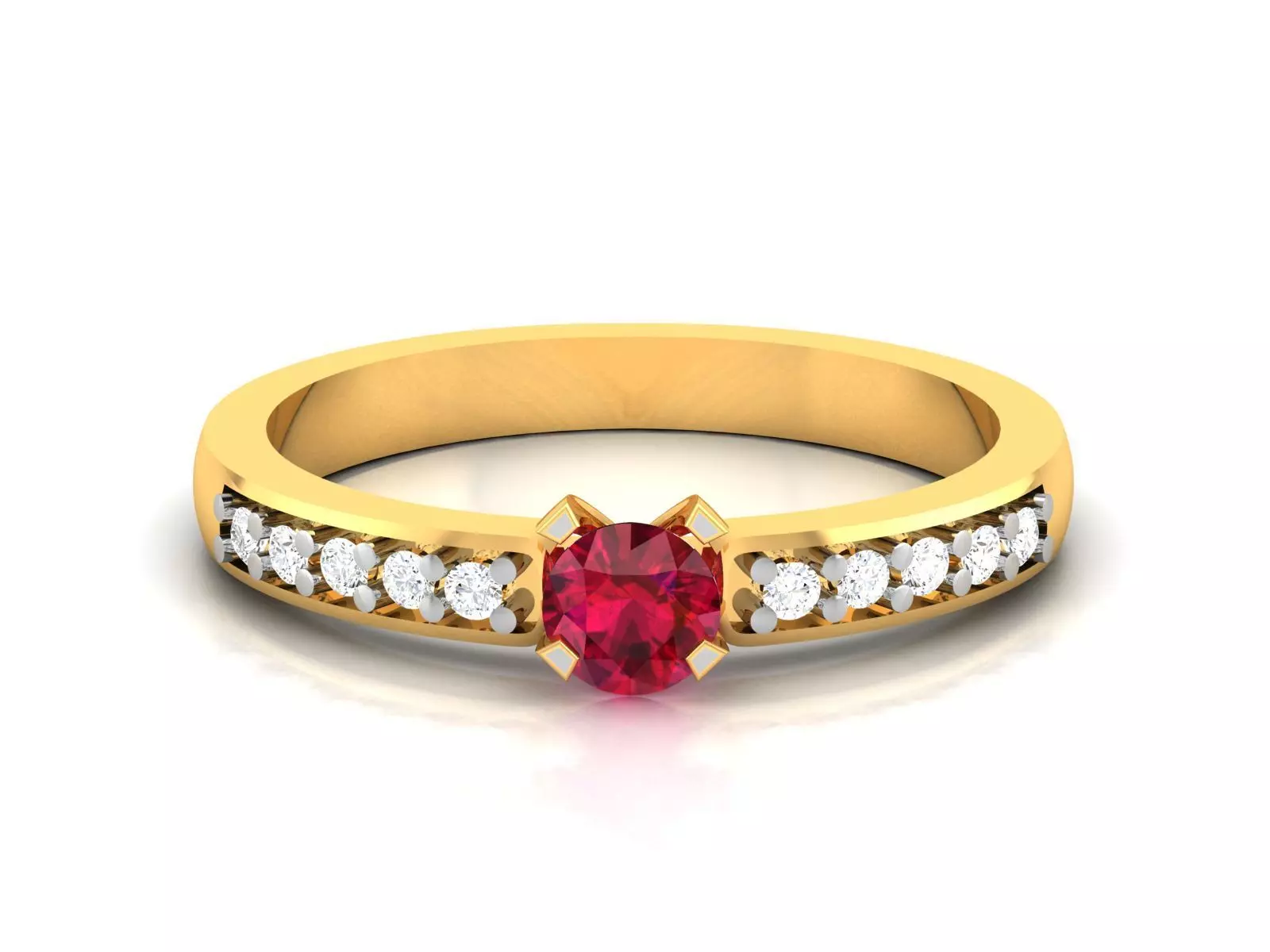 Women Diamond Ring 3dm render details 3D print model_0
