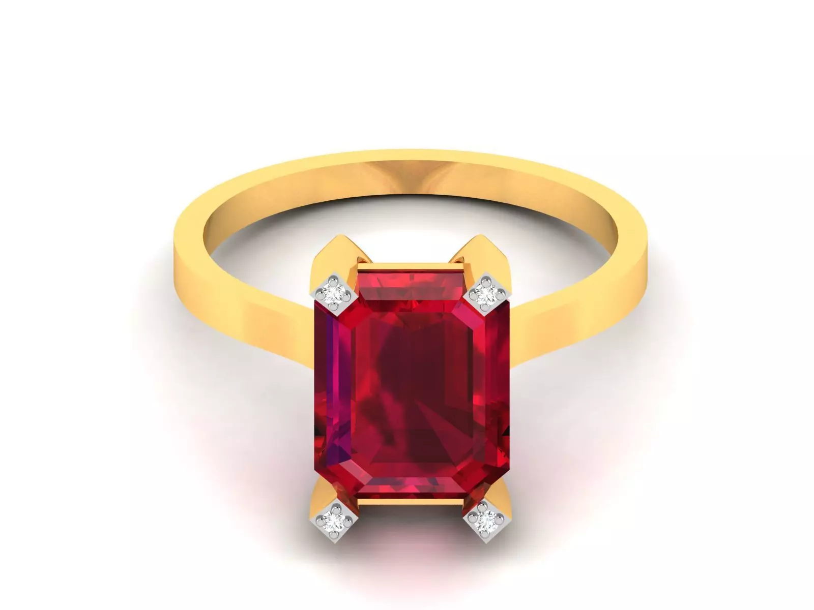 Women Diamond Ring 3dm render details 3D print model_0