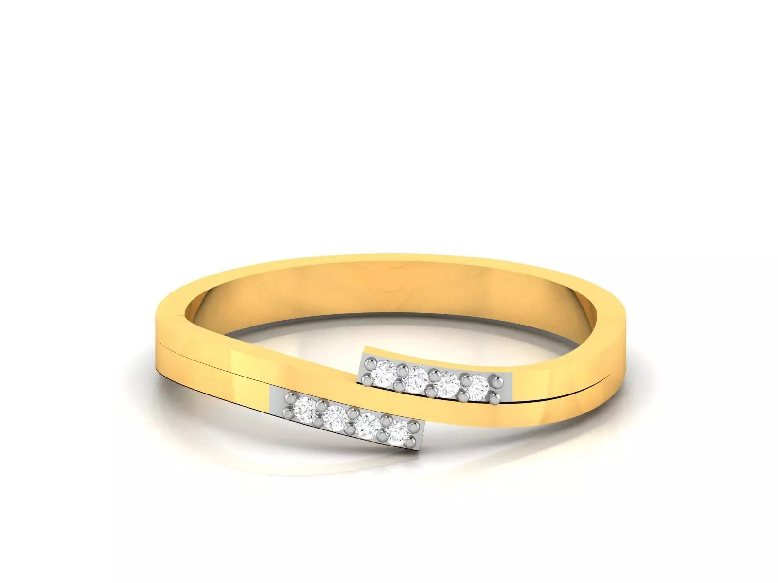 Women Diamond Ring 3dm render details 3D print model_0
