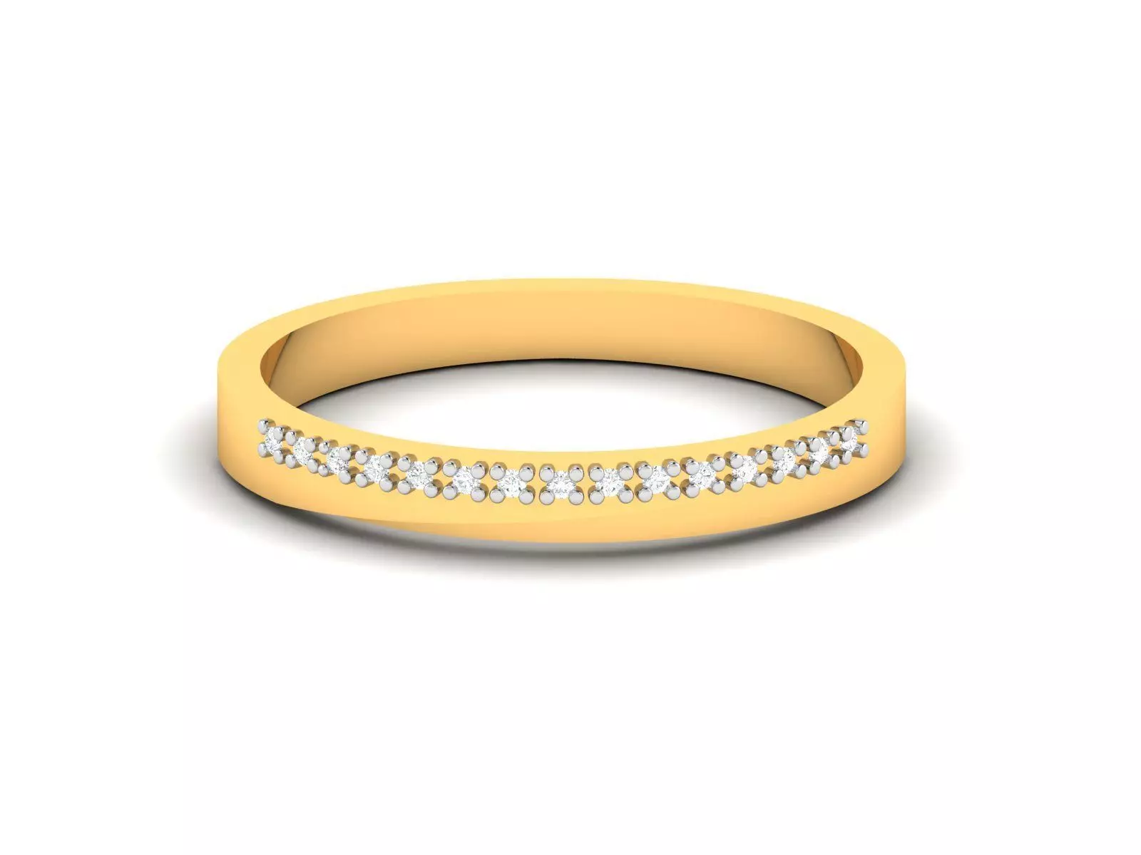 Women Diamond Ring 3dm render details 3D print model_0