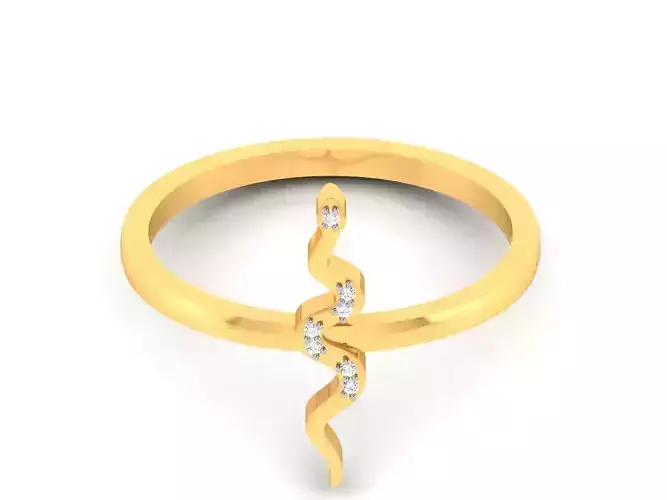 Women Diamond Ring 3dm render details