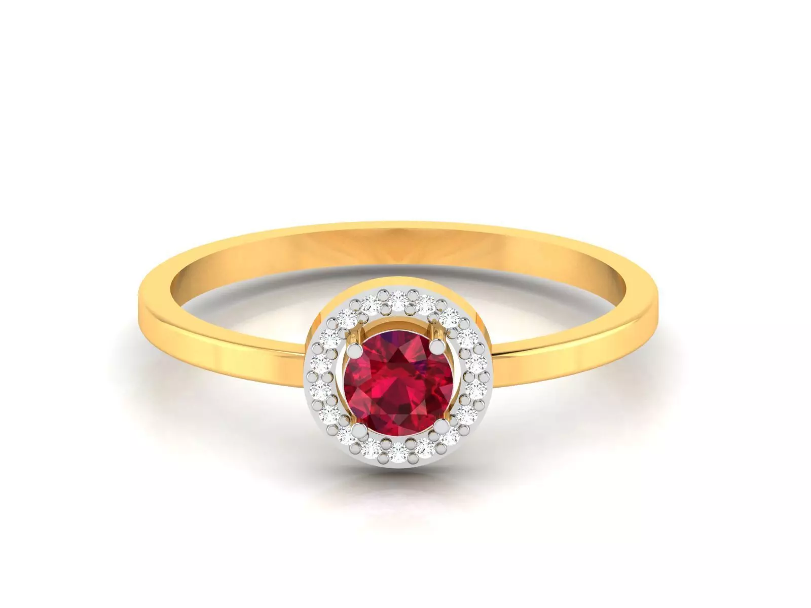 Women Diamond Ring 3dm render details 3D print model_0
