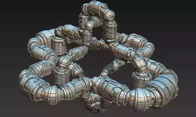space equipment node 00070 3D model