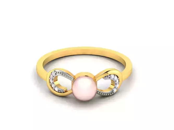 Women Diamond Ring 3dm render details