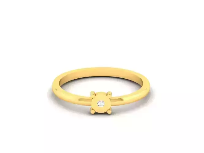 Women Diamond Ring 3dm render details