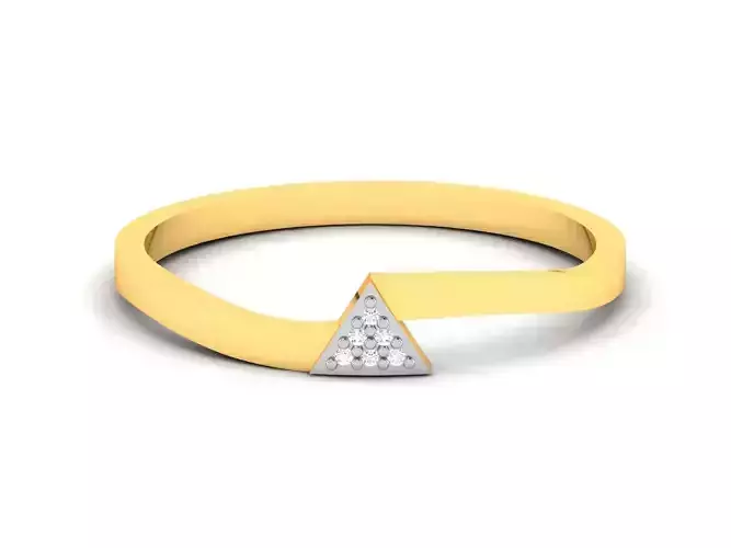 Women Diamond Ring 3dm render details