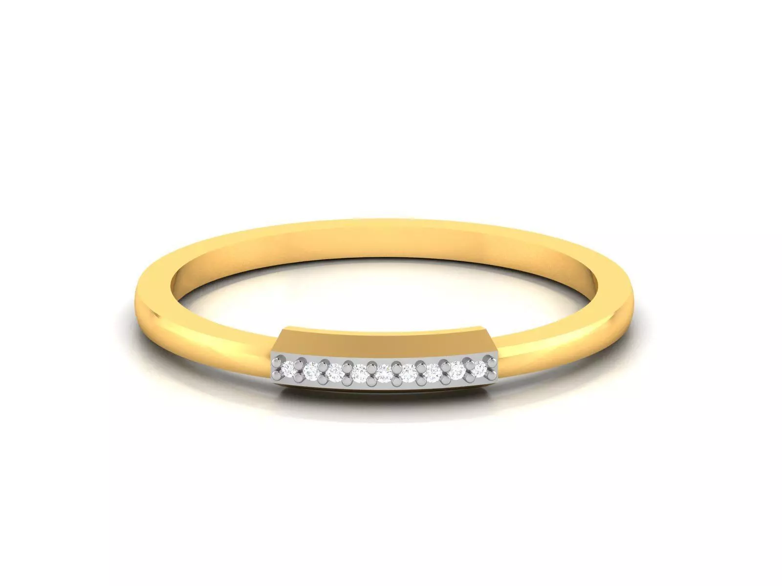 Women Diamond Ring 3dm render details 3D print model_0