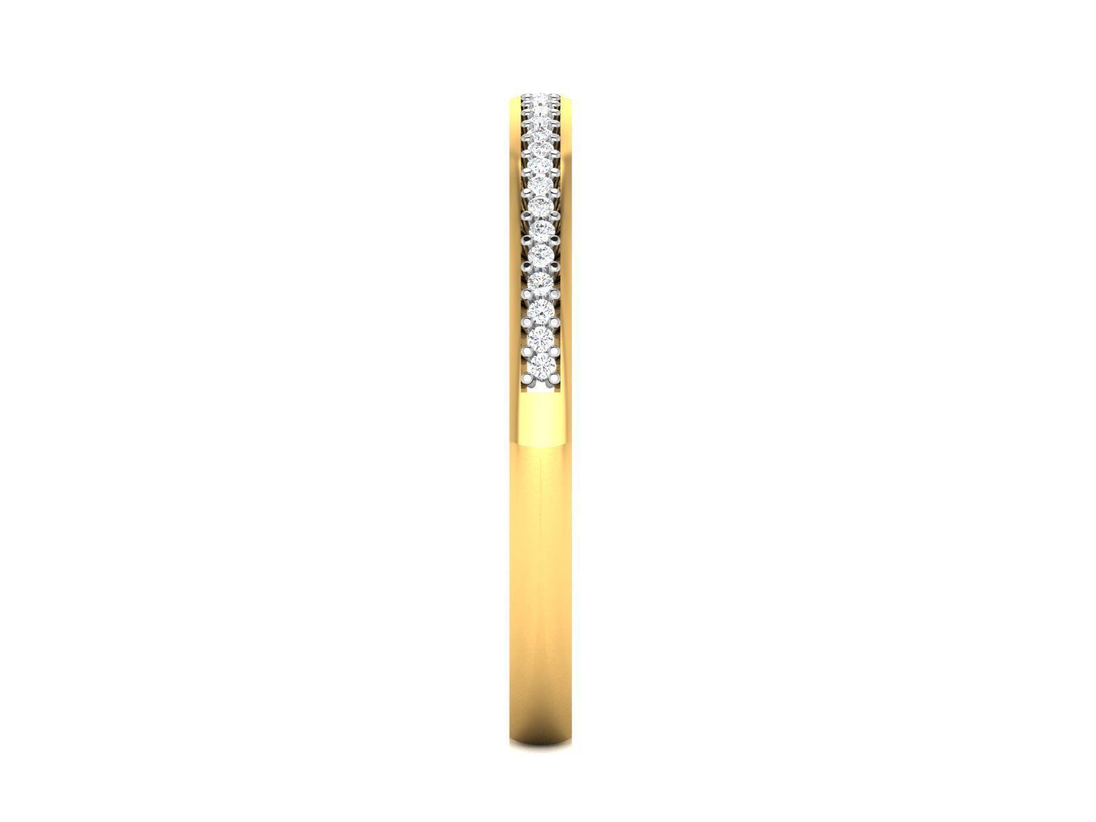 Women Diamond Ring 3dm render details 3D print model_7