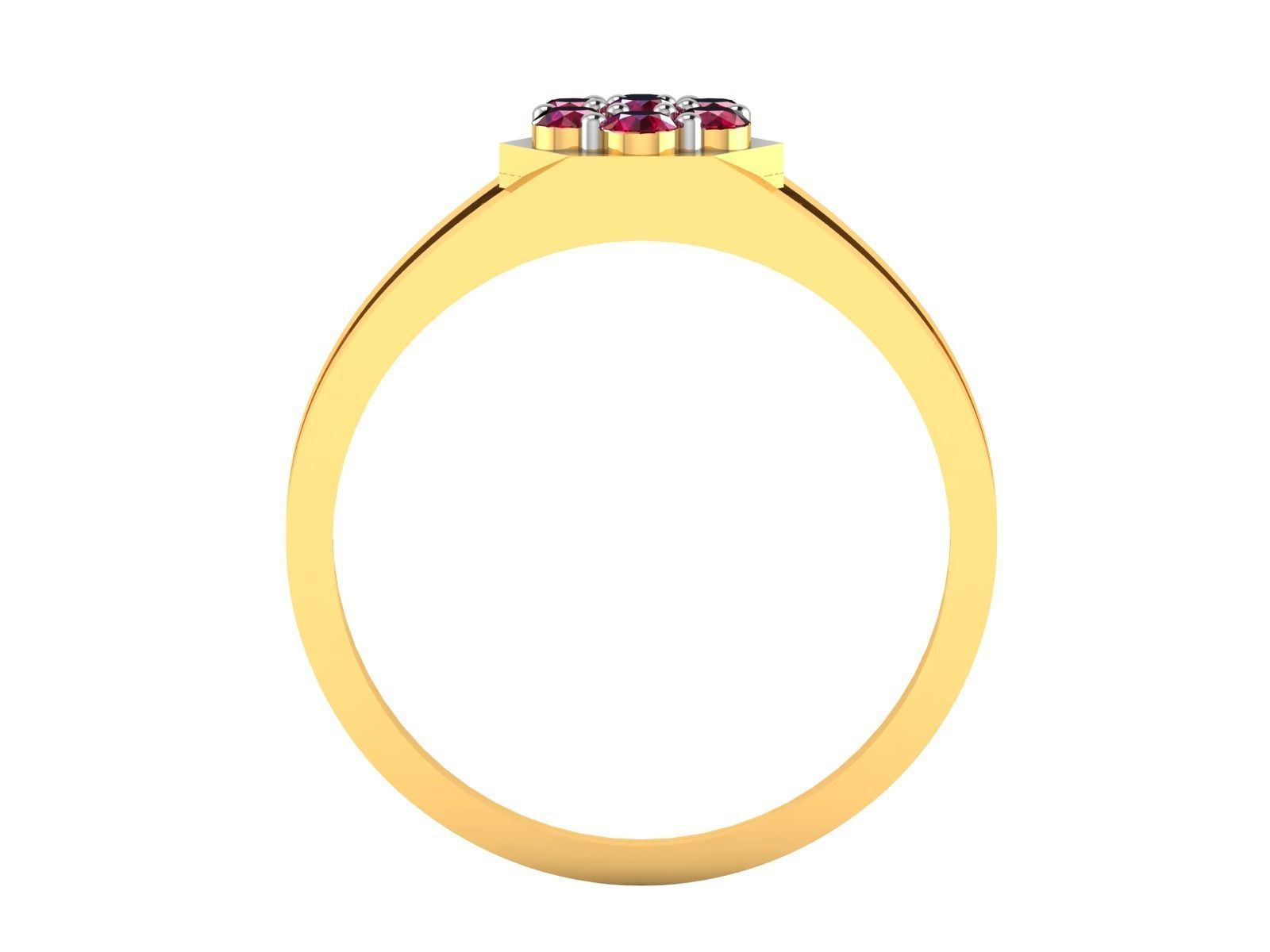 Women Diamond Ring 3dm render details 3D print model_4