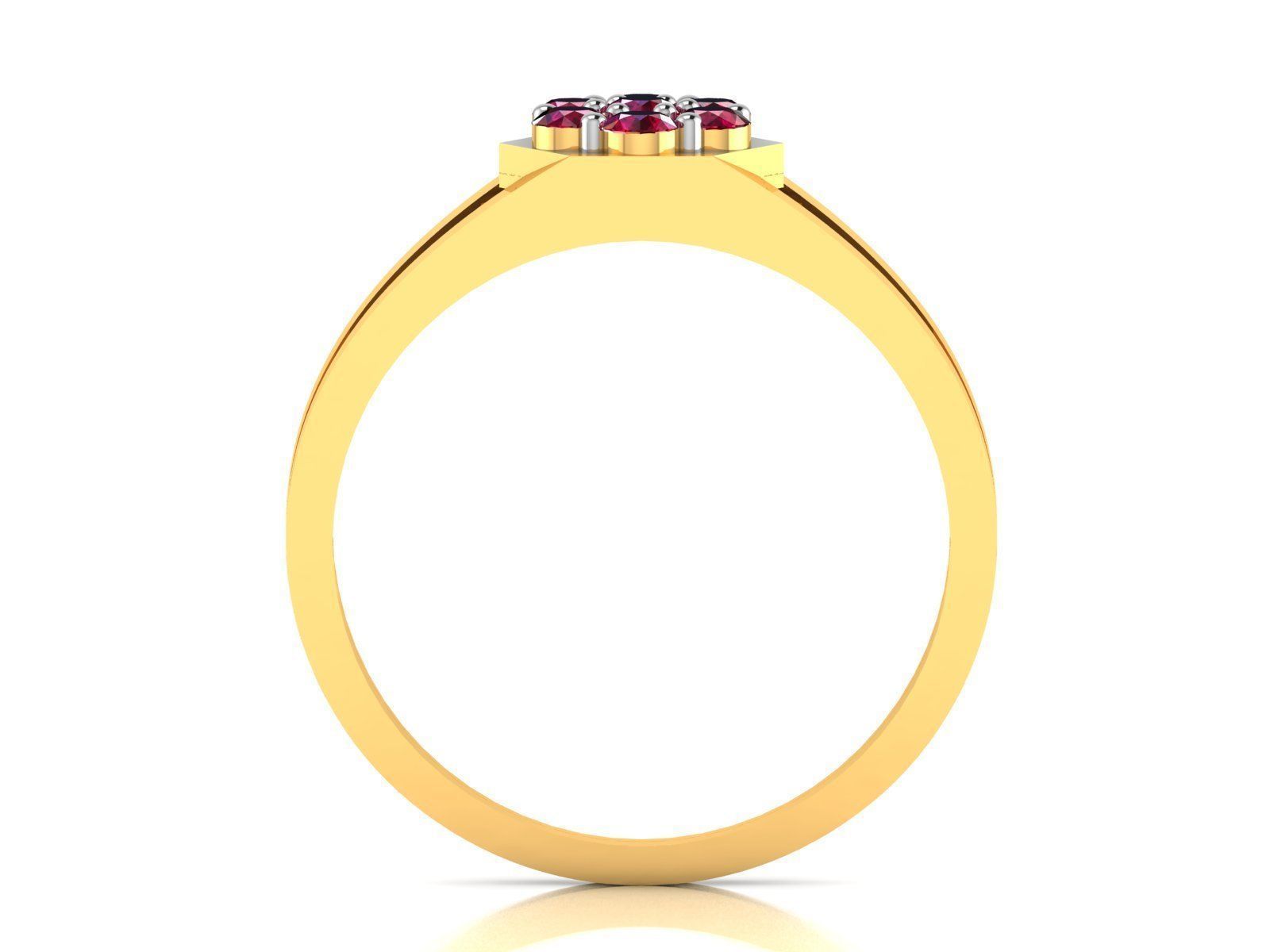 Women Diamond Ring 3dm render details 3D print model_3