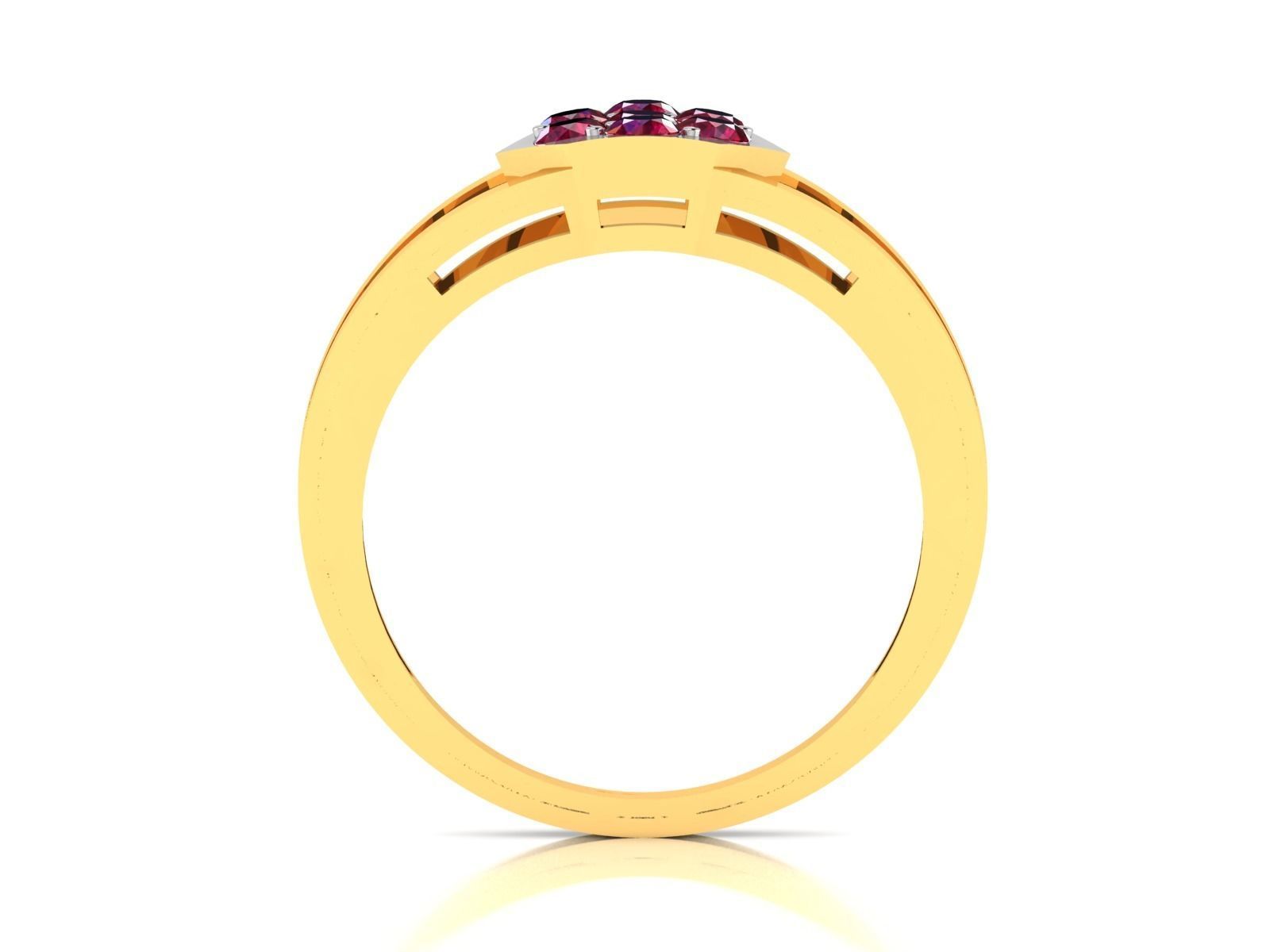 Women diamond ring 3dm stl render detail 3D print model_5