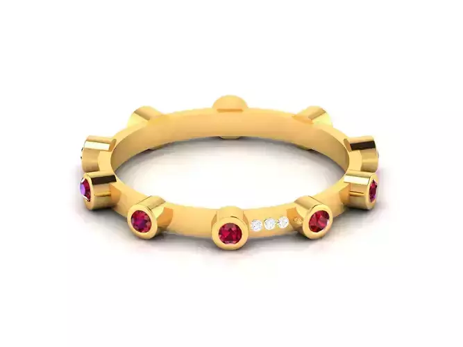 Women Diamond Ring 3dm render details 3D print model