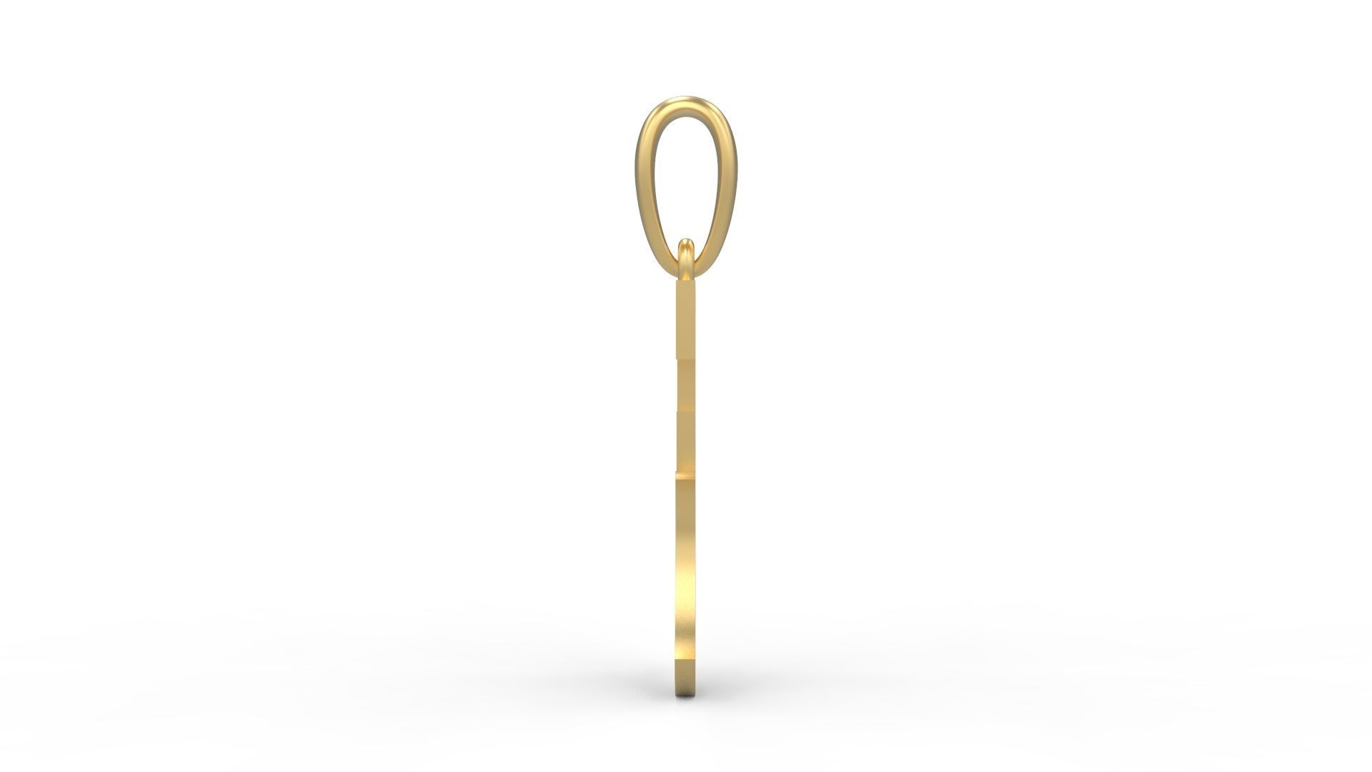 Initial Letters Pendant Oregon E 3D print model_2