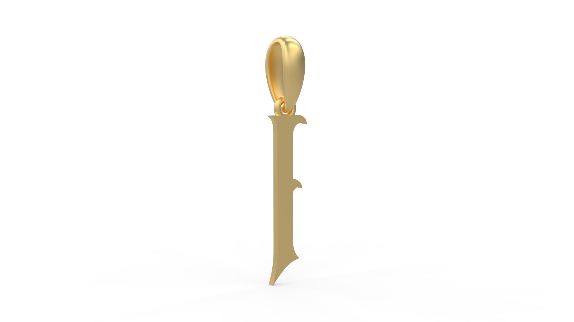 Initial Letters Pendant Oregon I 3D print model_3