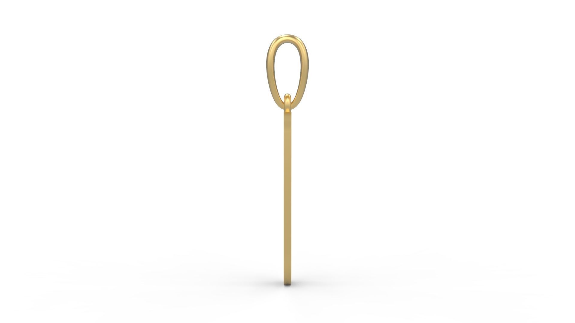 Initial Letters Pendant Oregon J 3D print model_2