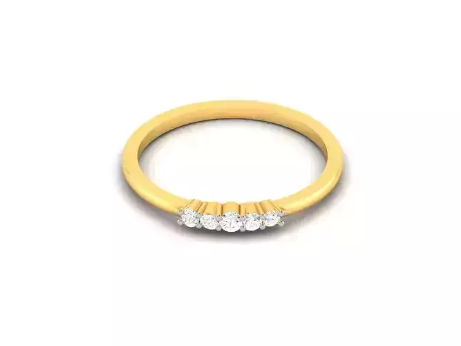 Light Wt Band ring 3dm stl renders details