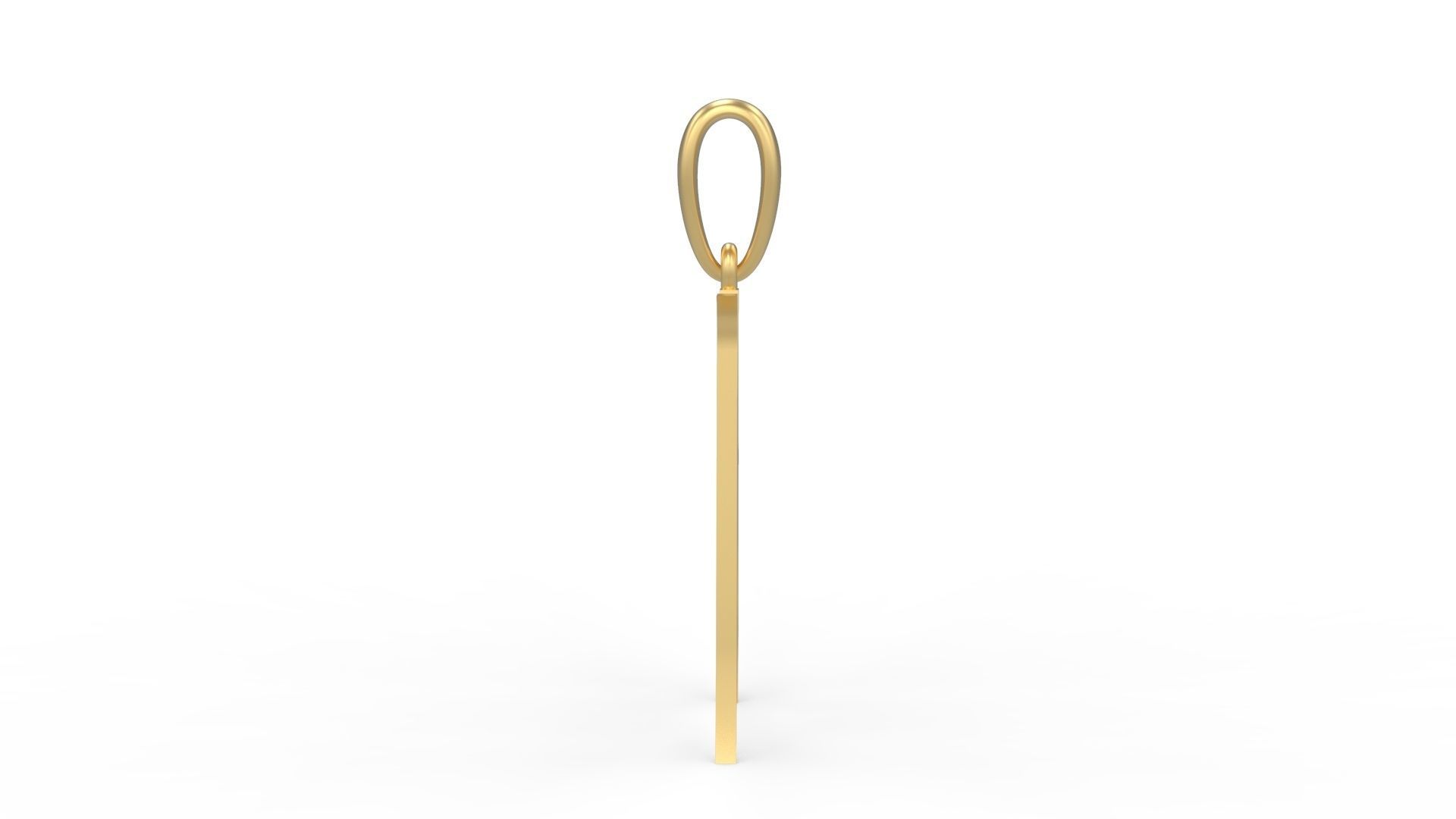 Initial Letters Pendant Oregon M 3D print model_2