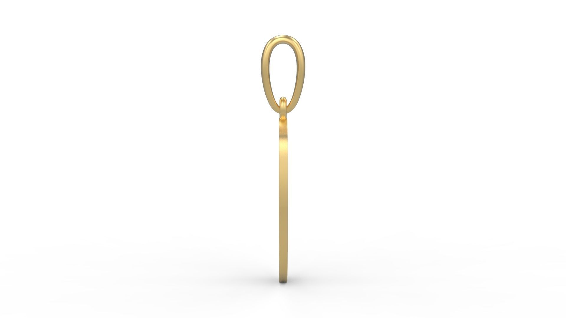 Initial Letters Pendant Oregon O 3D print model_2