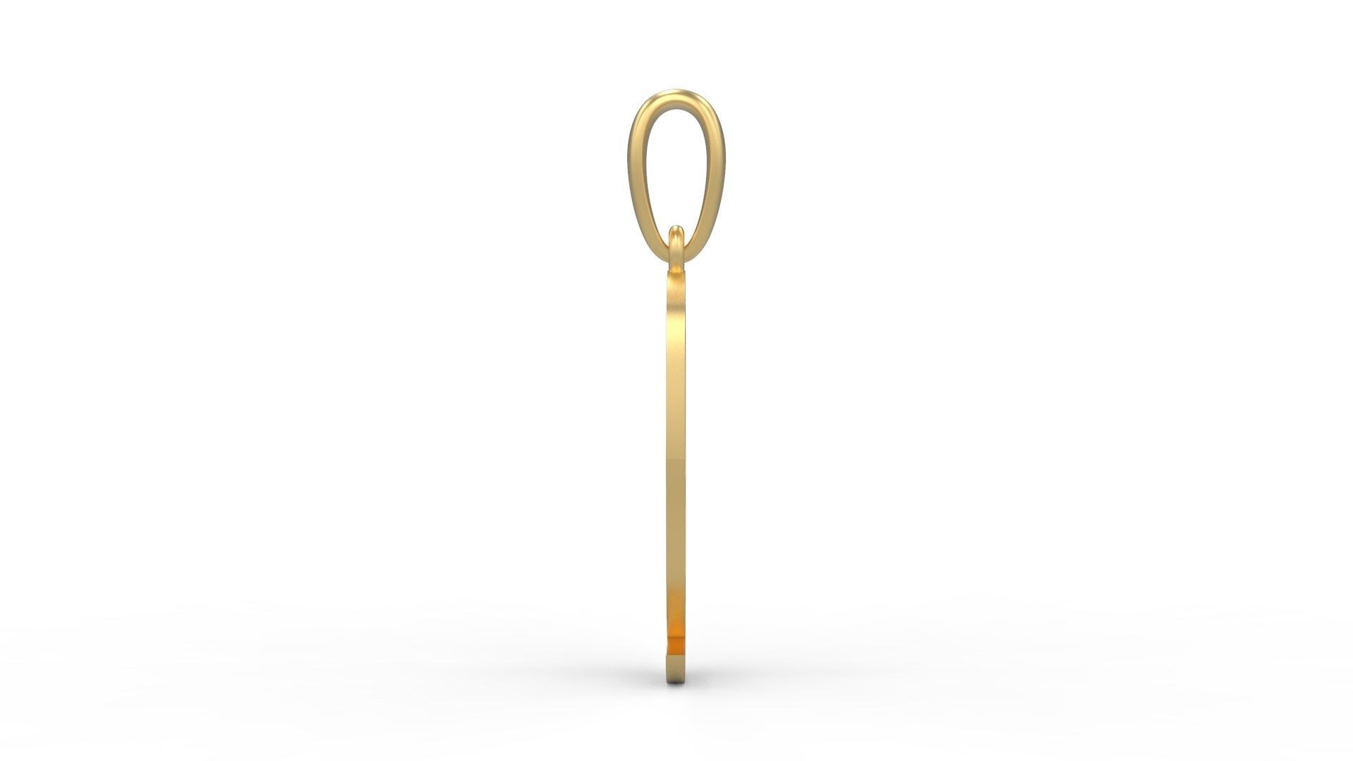 Initial Letters Pendant Oregon Q 3D print model_2