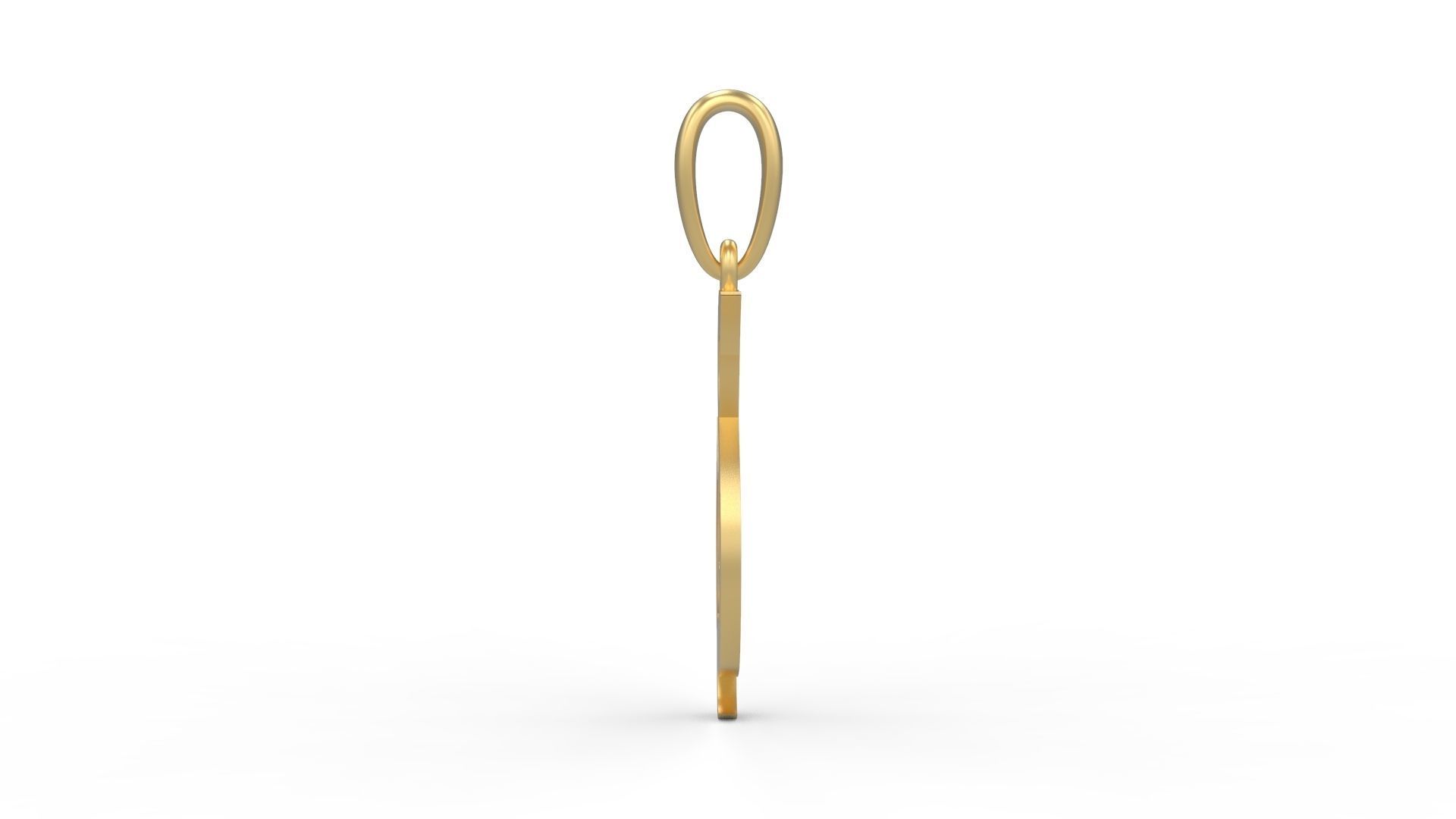 Initial Letters Pendant Oregon S 3D print model_2