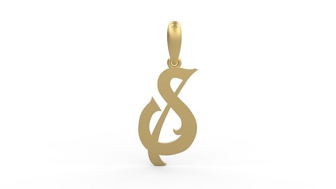 Initial Letters Pendant Oregon S 3D print model