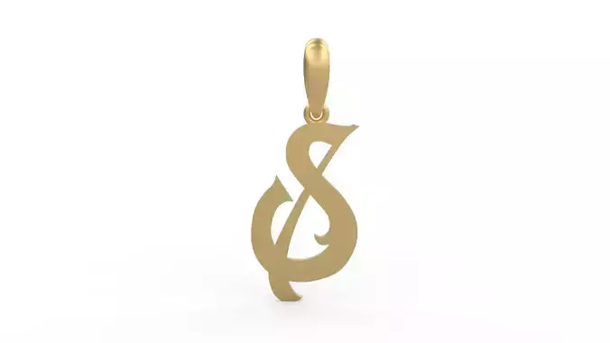 Initial Letters Pendant Oregon S 3D print model