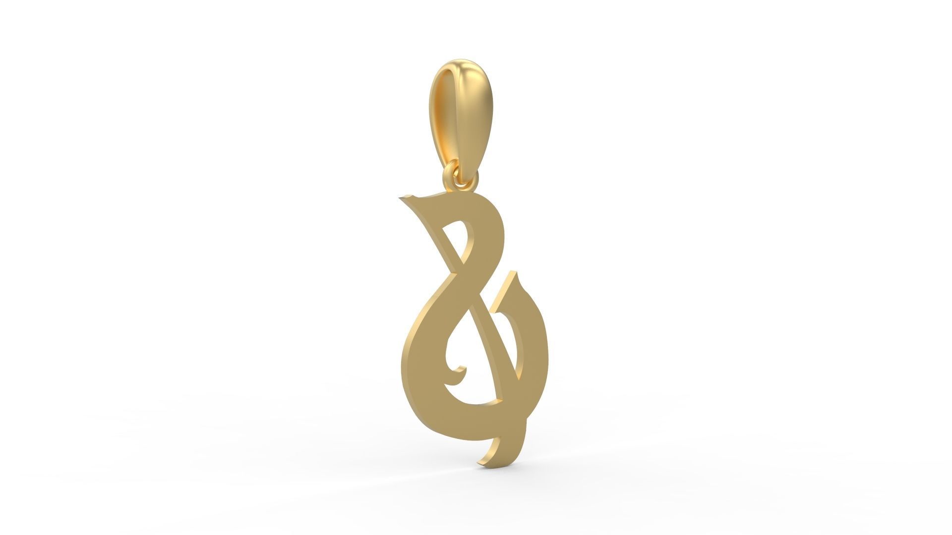 Initial Letters Pendant Oregon S 3D print model_3