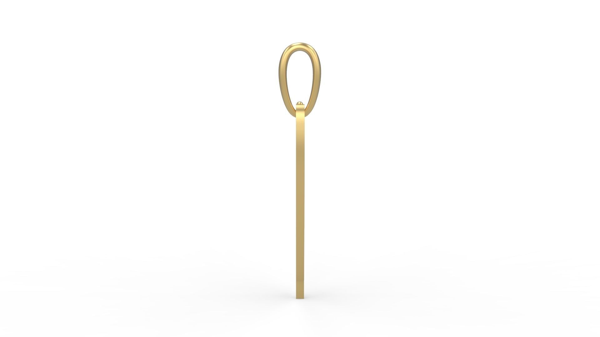 Initial Letters Pendant Oregon V 3D print model_2