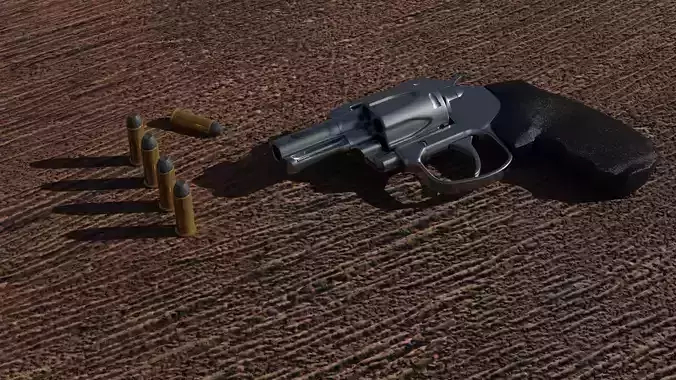 Colt Cobra Revolver 3D model
