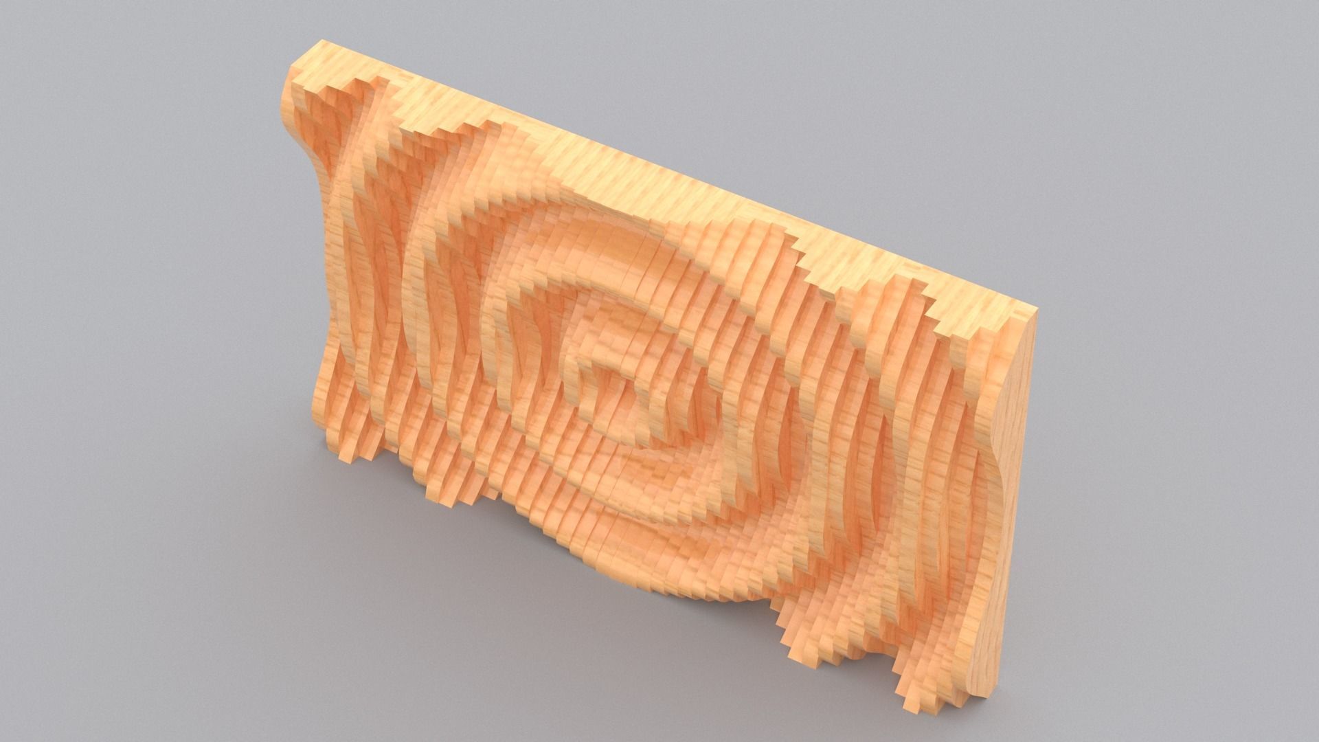 Parametric Wall Sine Pattern 3D model_2