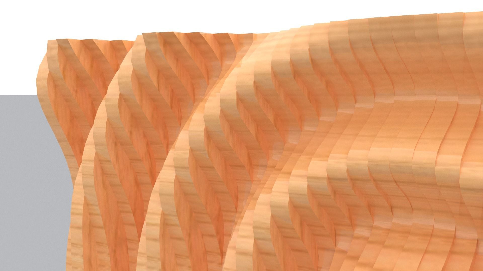 Parametric Wall Sine Pattern 3D model_6